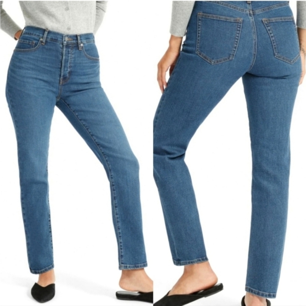 Everlane High-Rise Straight Jeans